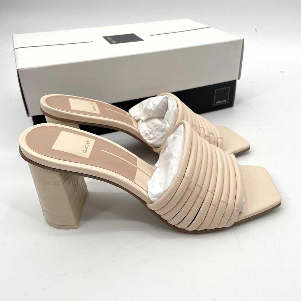 DOLCE VITA New in Box Priana Block Neutral Heels in Cream // 8.5 - Picture 5 of 12